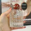 Frasco Dispensador de Perfume de Alta Qualidade 100ml Grande Capacidade Borrifador de Rosca Frasco Vazio 50ml Portátil Pressão Frasco de Reposição