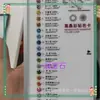 Piedra Suelta de Gema Sintética Redonda de Moissanita de Colores Rojo Azul Verde Piedra de Gema de Moissanita con Certificación Completa Gra