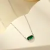El Collar de 12 Piedras de Nacimiento de la Suerte Más Vendido de Amazon de Plata de Ley 925 para Mujer, Estilo Coreano Ins Sencillo Elegante Cadena para Clavícula