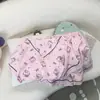 Pijama Nuevo de Verano para Mujer, Algodón Nube, Pantalón Corto de Manga Corta, Jersey Holgado, Cuello en V, Ropa para Casa, Conjunto de Dos Piezas