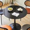 Mesa de Centro Redonda Grande para Recepción de Negocios, Estudio en Casa, Sala de Estar, Balcón, Mesita de Noche, Comedor al por Mayor, Simple, Moderna