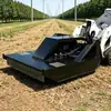 Retroescavadeira compacta, cortador de grama, triturador de capim para limpeza de terreno florestal, limpador de ervas daninhas de margem de rio, acessórios de capina compatíveis com retroescavadeira compacta