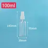 Botella de spray transparente 5-500ml botella rellenable de plástico botella de spray de agua cosmética de viaje botella de spray tipo pulsador botella de spray pequeña