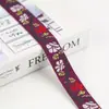 Cinta de jacquard bordada estilo étnico de 2 cm, lazo de cinta, accesorios para el cabello, material para tocado, cinturón de embalaje para caja de regalo