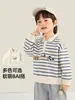 Sudadera con Cuello Polo Panda Kaka para Niños Ropa de Otoño para Niñas Tops de Otoño para Niños Ropa de Primavera y Otoño para Bebés Moderna