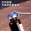 Abridor de botellas de líquidos orales, abridor de tapas, abridor de botellas creativo de cerveza, abridor de botellas de medicamentos portátil, abridor de tapas de aluminio de penicilina