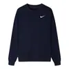 Sudadera de Algodón Puro con Cuello Redondo para Hombre Sudadera de Manga Larga de Color Sólido Holgada de Talla Grande para Primavera y Otoño Chaqueta Deportiva para Pareja con Logo