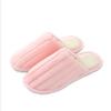 Pantufos de Algodão de Casal de Pele de Coelho Falsa para Outono e Inverno para Mulheres, Pantufos Quentes da Moda para Casa, de Chão, Pelúcia, Sola Grossa, Estilo Casal Atacado