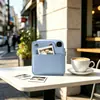 Adequado para Fujifilm Instax Mini 13, Bolsa de Câmera de Couro com Fecho Magnético, Estojo Portátil, Bolsa Protetora, Bolsa Transversal