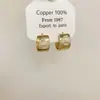 Brincos Vintage Modernos Brincos Versáteis de Nicho Brincos Estilo Chanel para Mulheres Luxo Leve High-End Item Quente do Tiktok