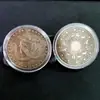 Artesanía antigua material de hierro en caja Constelación europea y americana 12 dólar de plata