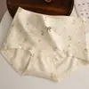 Ropa Interior Femenina de Algodón Puro Sin Costuras Talla Grande Entrepierna Extendida Algodón Completo Boxer Antibacteriano que se Ajusta a la Cadera 10A