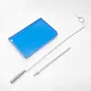 Tabla de Planchar Tubo de Vapor Soporte de Protección Barra de Soporte Barra Colgante Jiatian Tabla de Planchar de Succión Accesorios Soporte Largo Roscado Panel Lateral Azul