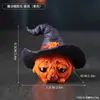 Chapéu Mágico de Halloween Fantasma Pequeno Enfeites de Resina Rosto de Fantasma Engraçado Adereços para Festa de Feriado Enfeites de Mesa