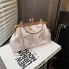 Bolso Nuevo Estilo Chino con Bordado Estilo Chino, Bolso Mariposa, Bolso Cheongsam, Bolso de Hombro con Cadena, Bolso de Mano de Gran Capacidad, Bolso Cruzado para Mujer