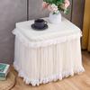 Capa de Mesa de Cabeceira para Quarto Estilo Princesa Europeu Toalha de Mesa Armário Seguro Cobertura Total Inclusiva Cobertura Feia Pano Novo Estilo