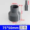Reductor de PVC cabezal grande y pequeño reductor de diámetro suministro de agua directo 110 accesorios adaptador plástico 20 cabezal recto 25 32 50