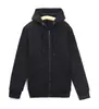 Sudadera con capucha personalizada, engrosada para otoño e invierno, uniforme de grupo, ropa de trabajo con forro polar, logotipo bordado y estampado, cárdigan de hombros caídos