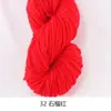 Directo de Fábrica hilo acrílico hilo acrílico grosor medio lana poliéster tejido a mano crochetado pantuflas bordado de punto sección DIY mostrar