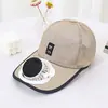 Chapéu com Ventilador de Carregamento USB Solar para Homens e Mulheres, Boné Viseira Respirável de Proteção Solar de Verão, Chapéu de Proteção Solar para Pesca ao Ar Livre