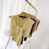 Chal Pequeño para Hombro de Habitación con Aire Acondicionado de Verano Bufanda Tejida para Protección del Cuello de Mujer Primavera y Otoño Delgada Versátil Celebridad de Internet Camisa