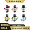 Aceites Esenciales de Aromaterapia a Base de Plantas Transfronterizos, Aceites Esenciales de Aromaterapia Solubles en Agua 10ml, Humidificador Aromaterapia Esencial para el Hogar Sin Llama al por Mayor