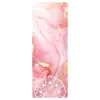 Tapete de Yoga de Veludo de Couro de Veado Fino Impressão em Aquarela Resistente ao Desgaste Absorvente de Suor Antiderrapante Profissional Fitness Esportes Toalha de Yoga