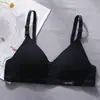 Lingerie Estilo Coreano para Meninas e Estudantes Sutiã Sem Aro Copo B Lingerie para Mulheres, Confortável, Respirável e Fina, Push-Up para Evitar Exposição