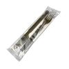 Cuchara desechable de plástico grueso, tenedor y cuchara combinados, juego de vajilla de dos piezas, cuchillo y tenedor, postre, restaurante occidental, cuchillo, tenedor y cuchara.