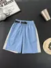 1137 Shorts de Trabalho Infantil Verão Novo Estilo Solto Casual Versátil Estilo da Moda Cintura Elástica para Meninos e Meninas
