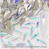 Rhinestones Marquise de Fundo Plano 2,5*8mm Mais Vendidos para Nail Art, Série Deslumbrante de Decorações para Nail Art e Acessórios de Unha Vestíveis Atacado
