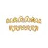 Amazon Europeo y Americano Corazón de Cobre Microincrustado Zirconia Hip-Hop Brackets Dentales Decoración de Dientes Personalizada Moderna Joyería Dental Venta al por Mayor