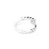 Anillo Abierto con Zirconia Micro-pavimentada en Forma de Serpiente de Gama Alta Europea y Americana Chapado en Oro Simple y Versátil Anillo Personalizado para el Dedo Índice Anillo para Mujer