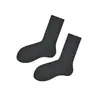 Calcetines PPSOCKS flojos con rizo de color sólido apilados, calcetines de tubo medio grises para mujer, calcetines sin costuras de primavera y otoño, calcetines de algodón para niños, cuatro estaciones