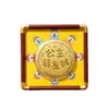 Ouro Puro 999 Ouro Bolo Princesa Por Favor Fique Rico Flocos de Ouro Criativo Desktop Casa Mesa Decorações Presente de Inauguração Atacado
