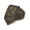 Corbata para Hombre Transfronteriza 7cm Color Sólido Corbata Atada a Mano Corbata Jacquard de Poliéster para Hombre Logotipo Corbata de Alta Gama para Hombre