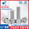 Tornillos de Acero Inoxidable 316 de Cabeza Hexagonal Allen, Tornillos Extendidos, Tornillos de Cabeza Cilíndrica, Pernos de Cabeza Cóncava M4M8M10M12M16
