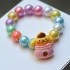 Novas Joias Infantis Pulseiras Coloridas Doce e Fofa Gato de Desenho Animado Pulseira Infantil Fabricante de Joias Atacado