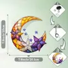 Atraente de Sol Lua Novo Produto Transfronteiriço Pingente Acrílico Plano 2D Decoração de Feriado para Porta Janela Parede