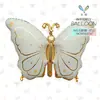 Nuevos globos de papel de aluminio con forma de mariposa mate estilo INS, accesorios de decoración para fiestas de animales, juguetes para niños