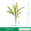 Planta Artificial de Eucalipto Ramo de Plástico Série Samambaia Persa Grama da Primavera Planta Verde Artificial Decoração em Vaso para Paisagismo