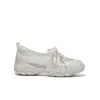 Zapatos Mary Jane Transpirables de Malla Dopamina con Diseño de Grulla Blanca para Mujer 2026 Verano Cómodos sin Cordones con Cordones y Suela Gruesa