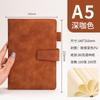 Caderno com Fivela A5 Negócios Escritório Caderno A5 Caderno de Escritório Bloco de Notas Caderno de Pele de Ovelha Personalização