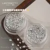 Nuevo kit de materiales de caja de lazos para arte de uñas, gota de agua 5A, circón de microcirconio, cuentas de acero, se puede usar para decorar uñas portátiles de bricolaje