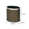 Lixeira de Couro Oval de Grande Capacidade com Injeção Direta para Casa, Hotel, Banheiro, Quarto, Balde Dupla Camada para Quarto