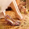 Boda 2026 Hermoso Vestido Xiuhe Zapatos de Boda para Mujer, Zapatos de Novia Cómodos, Estilo Chino Rojo para Brindis de Boda Tacones Altos