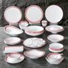 Plato de melamina Xiangyuan, plato rectangular de imitación de porcelana comercial, plato de restaurante, olla caliente, plato de acompañamiento de restaurante