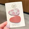 Pinza para el Cabello de Lana con Estampado de Leopardo para Otoño e Invierno para Mujer, Elegante Pinza para Flequillo Lateral, Pinza BB de Gama Alta para Pelos Sueltos, Pasador de Moda Estilo Retro