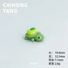 Resina Tridimensional Caricatura Fruta Tortuga Creativo DIY Accesorios para el Cabello Llavero Interior de Coche Pequeños Adornos Materiales Venta al por Mayor