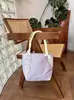 2026 Bolso de Lona Nuevo Lindo con Estampado de Lunares para Mujer, Color Fresco en Contraste Gran Capacidad Bolso de Mano para Estudiante y Viajes Diarios